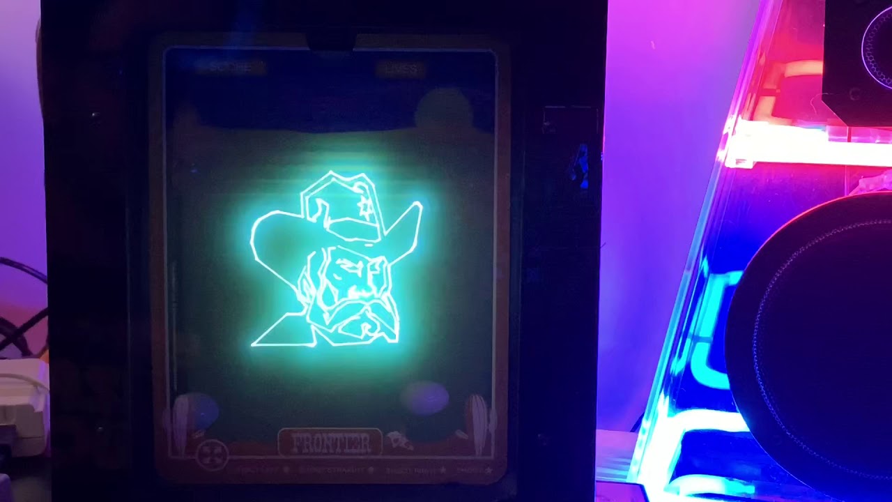 Frontier Dead or alive, Vectrex game.