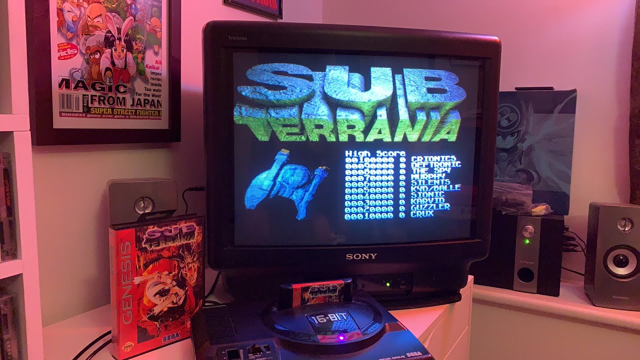 Mega drive challenge live #Subterrania