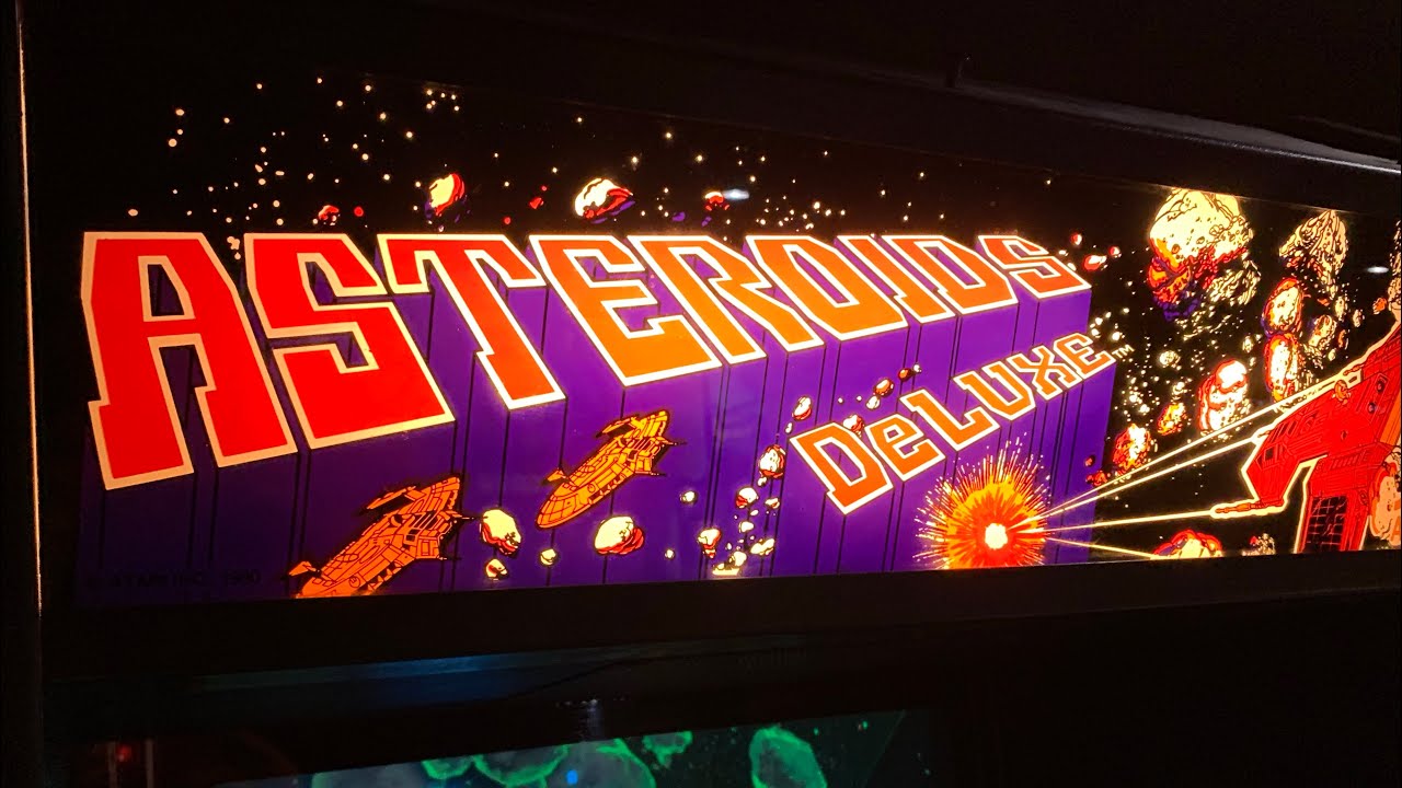 Peter Grants “Led zeppelin” Asteroids Deluxe arcade machine.